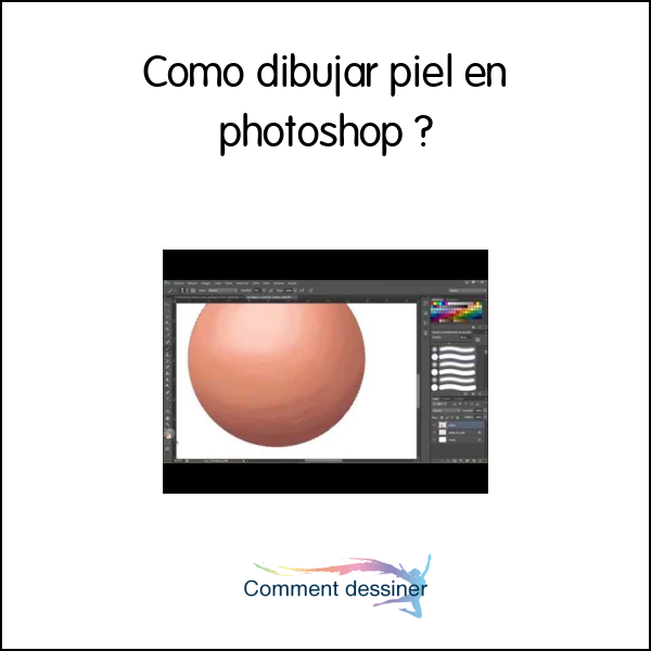 Como dibujar piel en photoshop